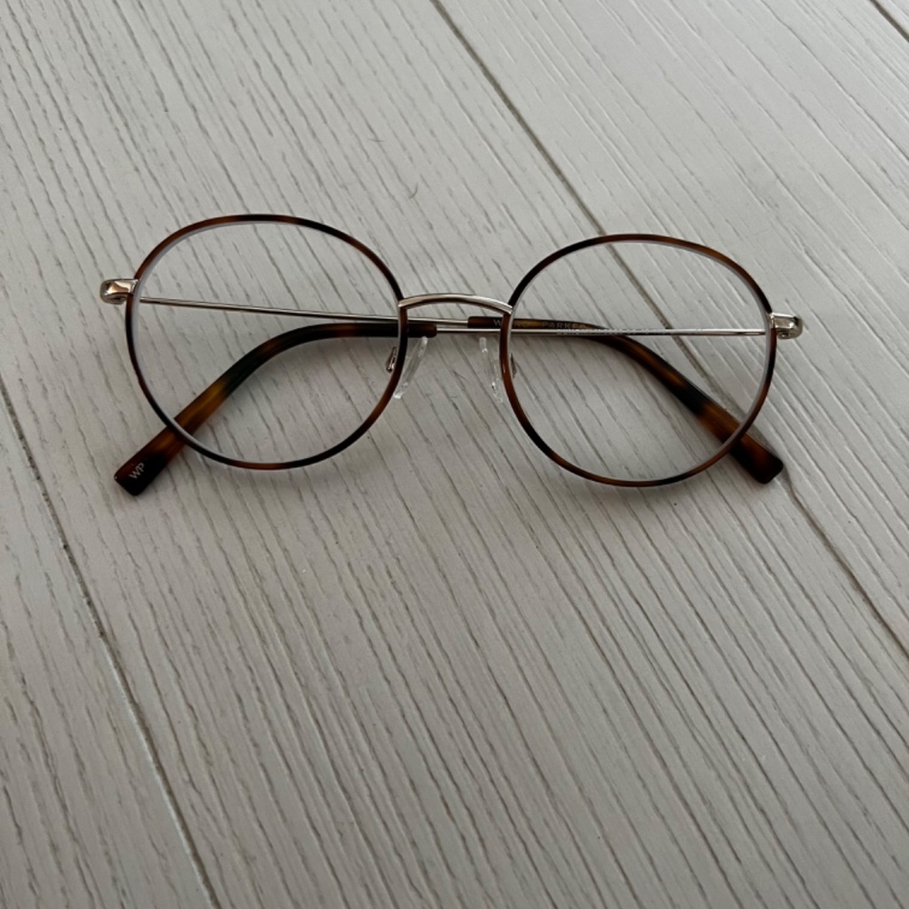 Warby Parker Glasses - Duncan Oak Barrel with Riesling -MEDIUM